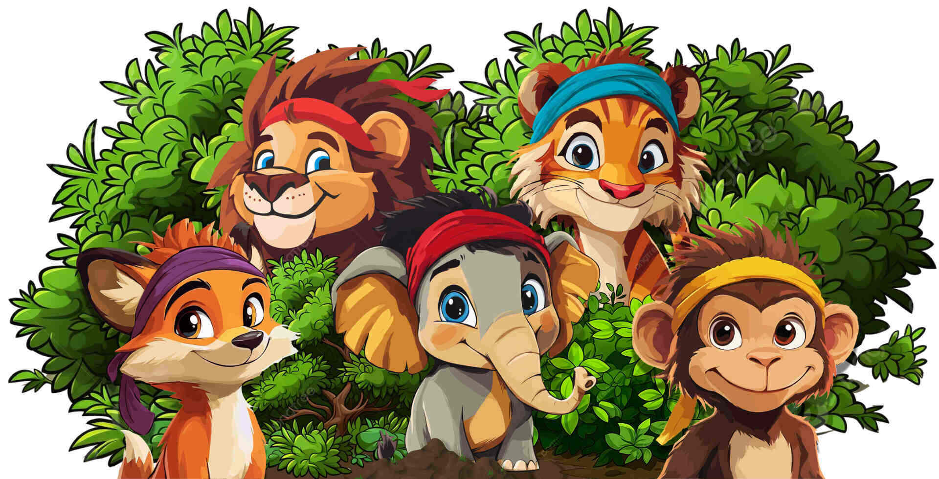 A showcase of some of the Run:ED mascots.